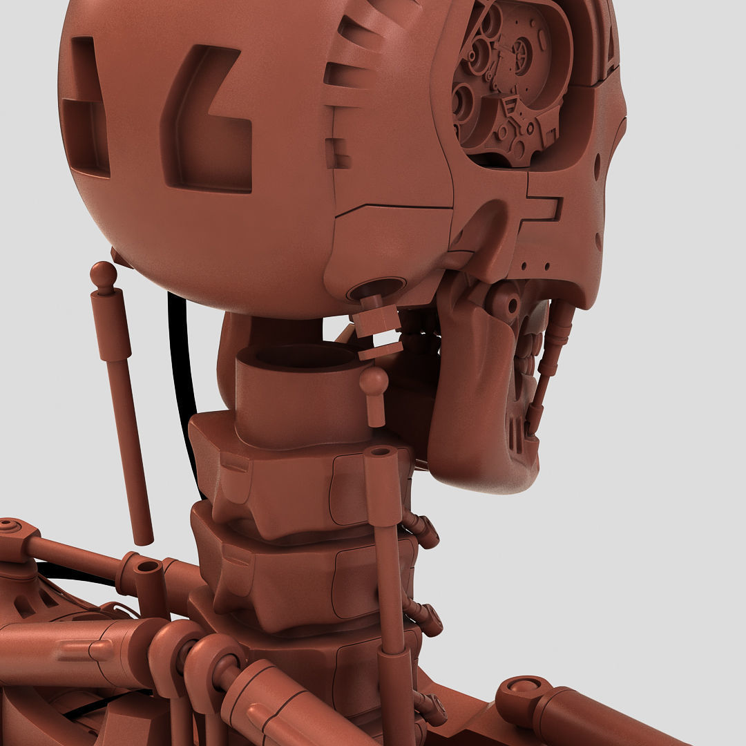 Terminator T-800 Genisys Endoskeleton 3D print model_25