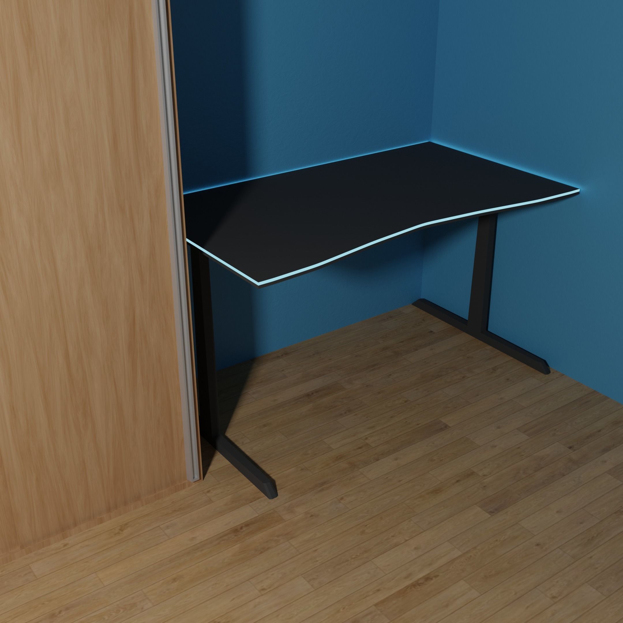 gaming desk Free 3D model