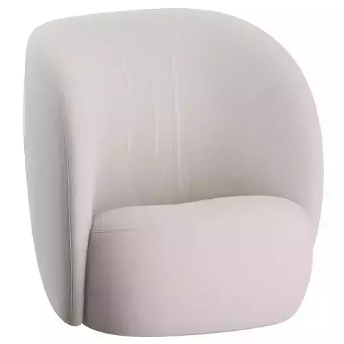 Ovata High Lounge Chair by Wendelbo 3D model