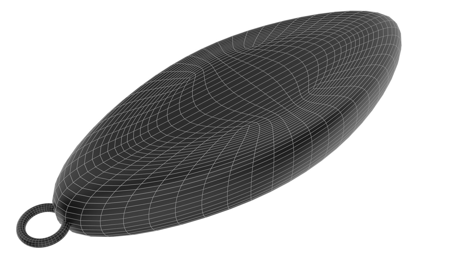 motorcycle key Low-poly 3D model_5