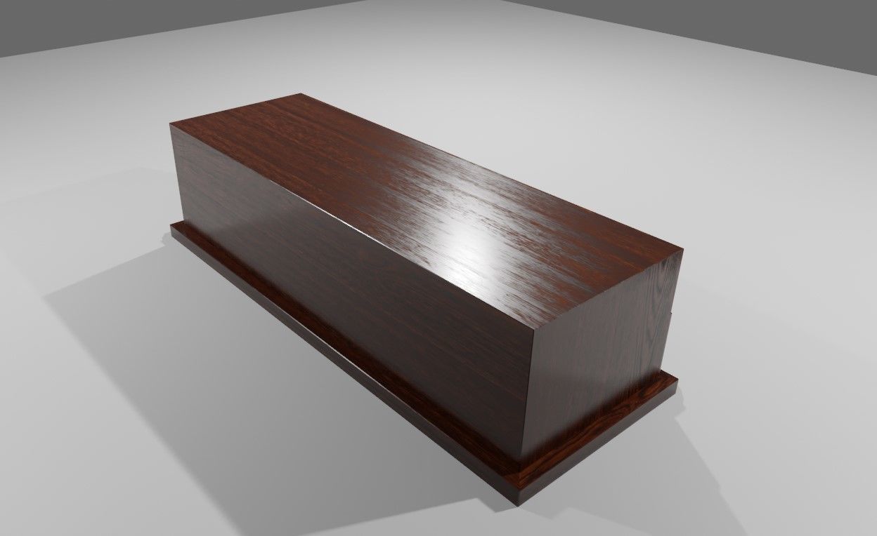 Rack for TV - Living Room - Sala de Estar Low-poly 3D model_8