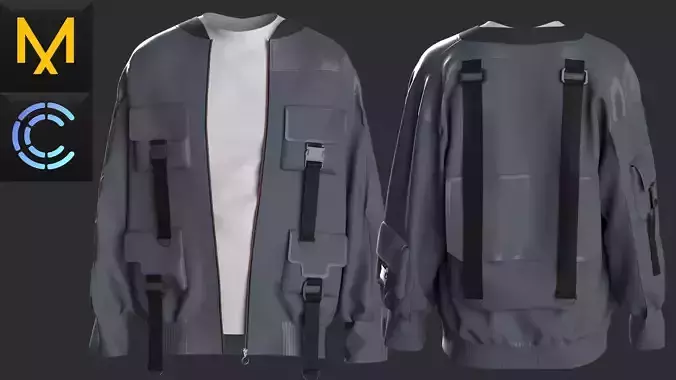 New concept Marvelous Clo3D Jacket Male