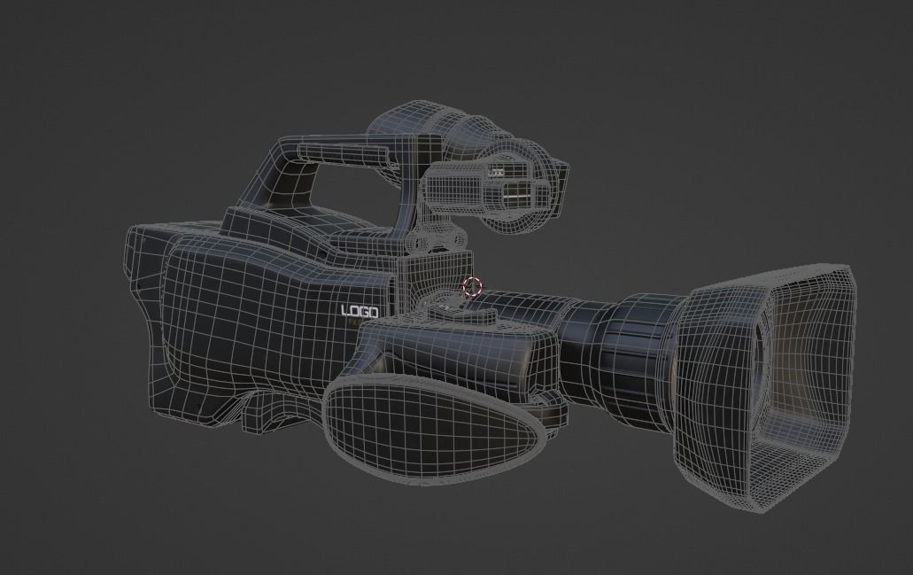  Broadcast Camera 3D model_3