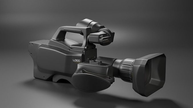  Broadcast Camera 3D model