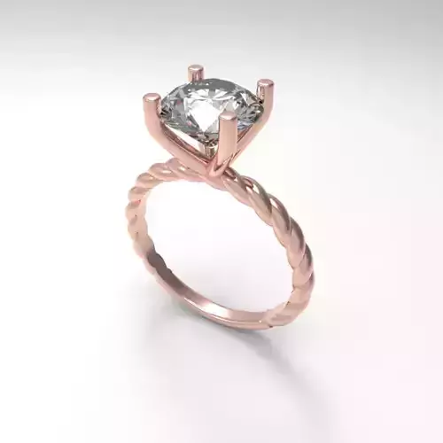 Fashion Ring 3d Model 