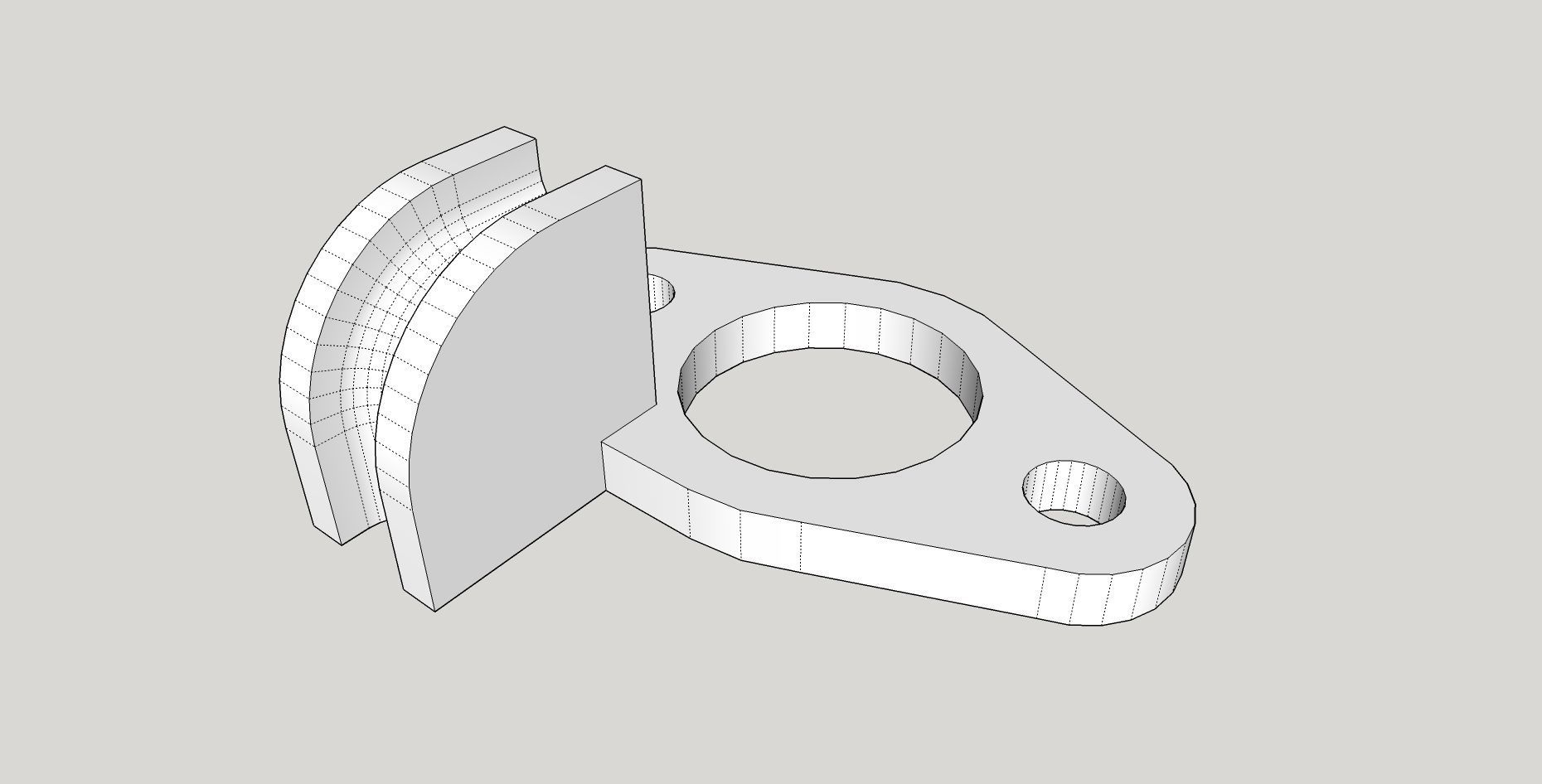 Filament guide for ender 3 pro -lateral or bottom feeding Free 3D print model_2