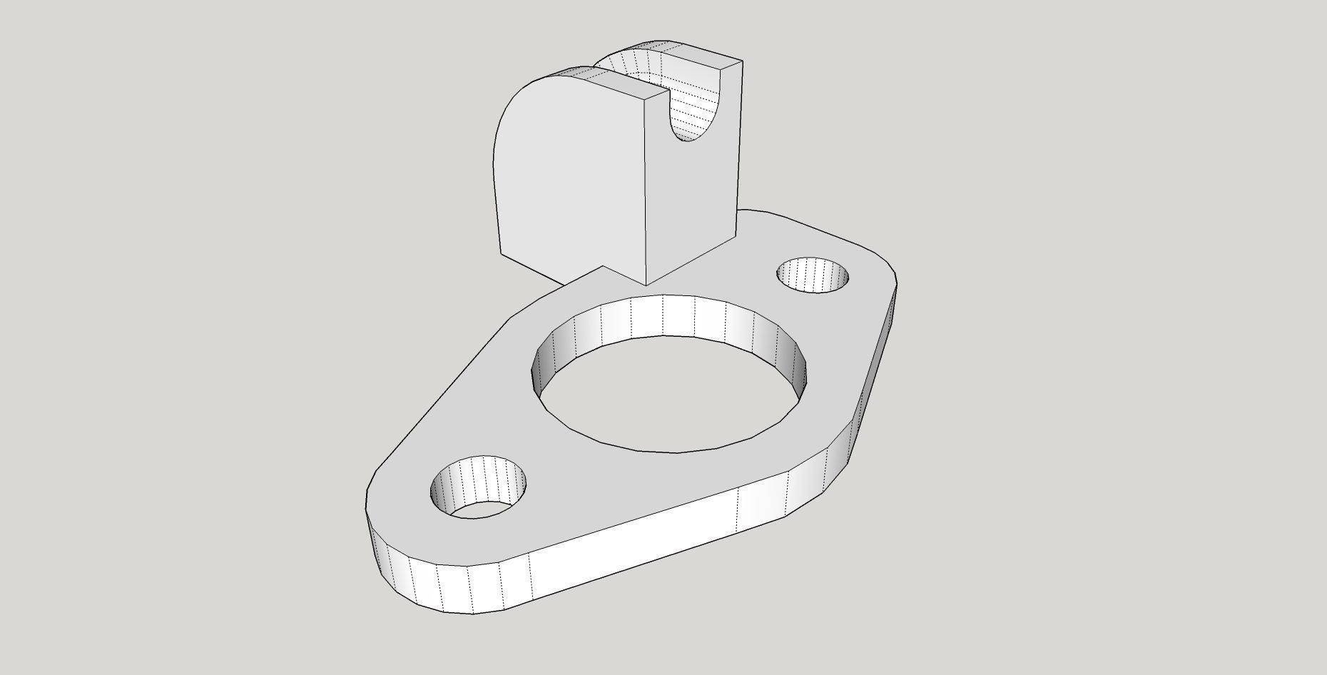 Filament guide for ender 3 pro -lateral or bottom feeding Free 3D print model_1
