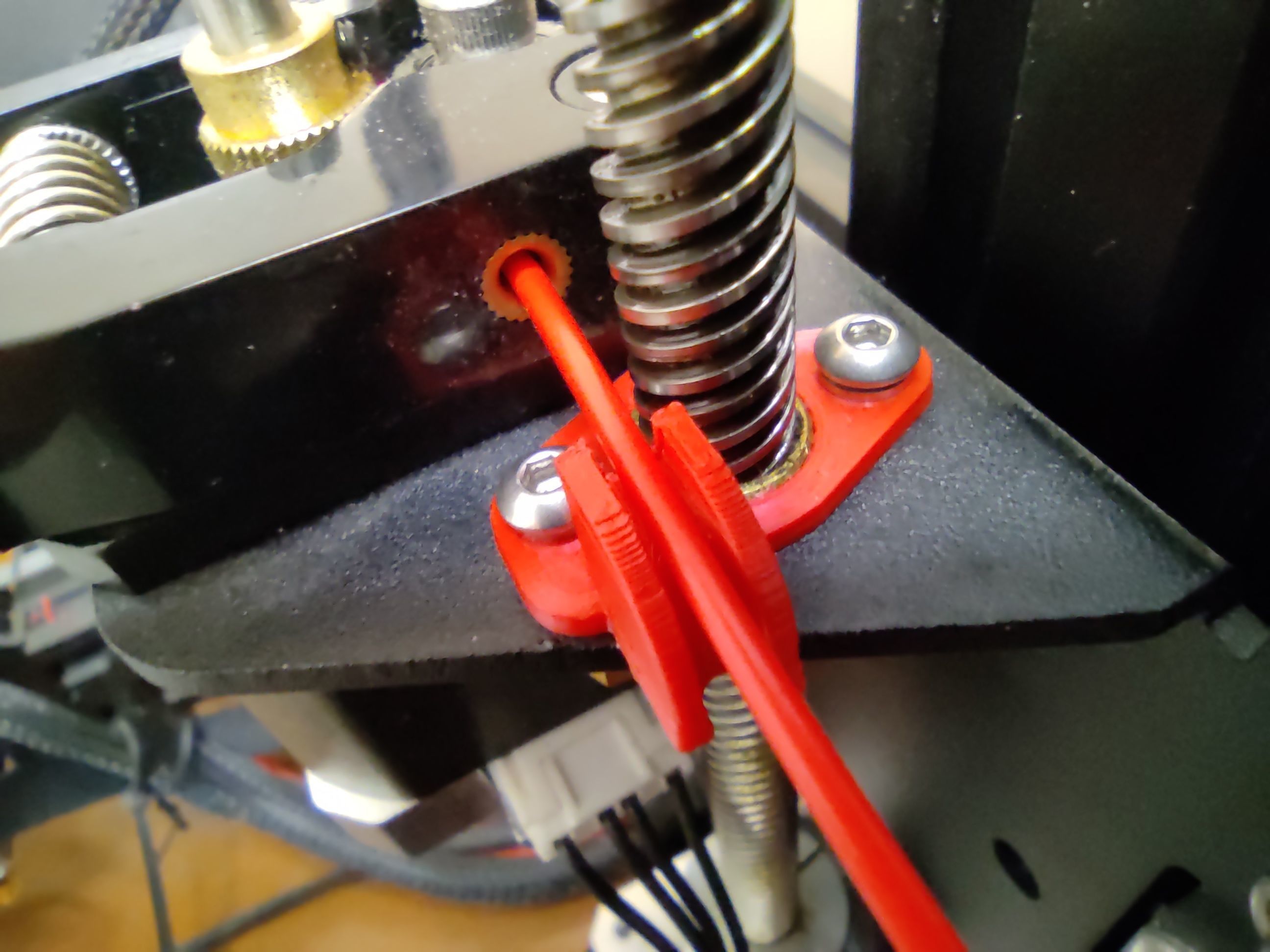 Filament guide for ender 3 pro lateral or bottom feeding free 3D model