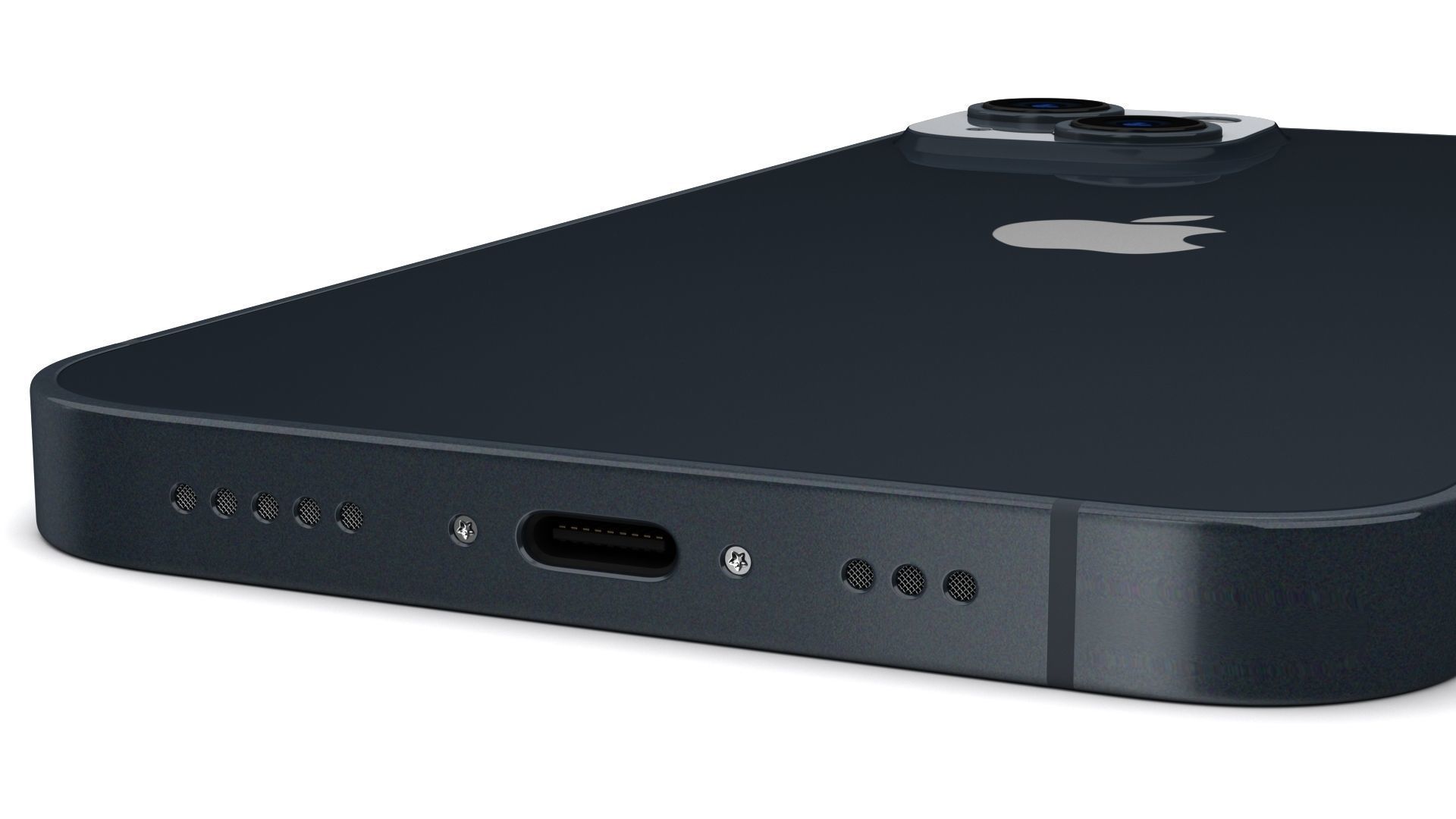 Apple iPhone 13 Midnight 3D model_6