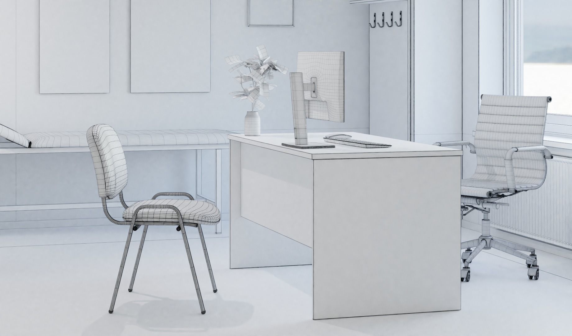 Doctors office 3D model_7