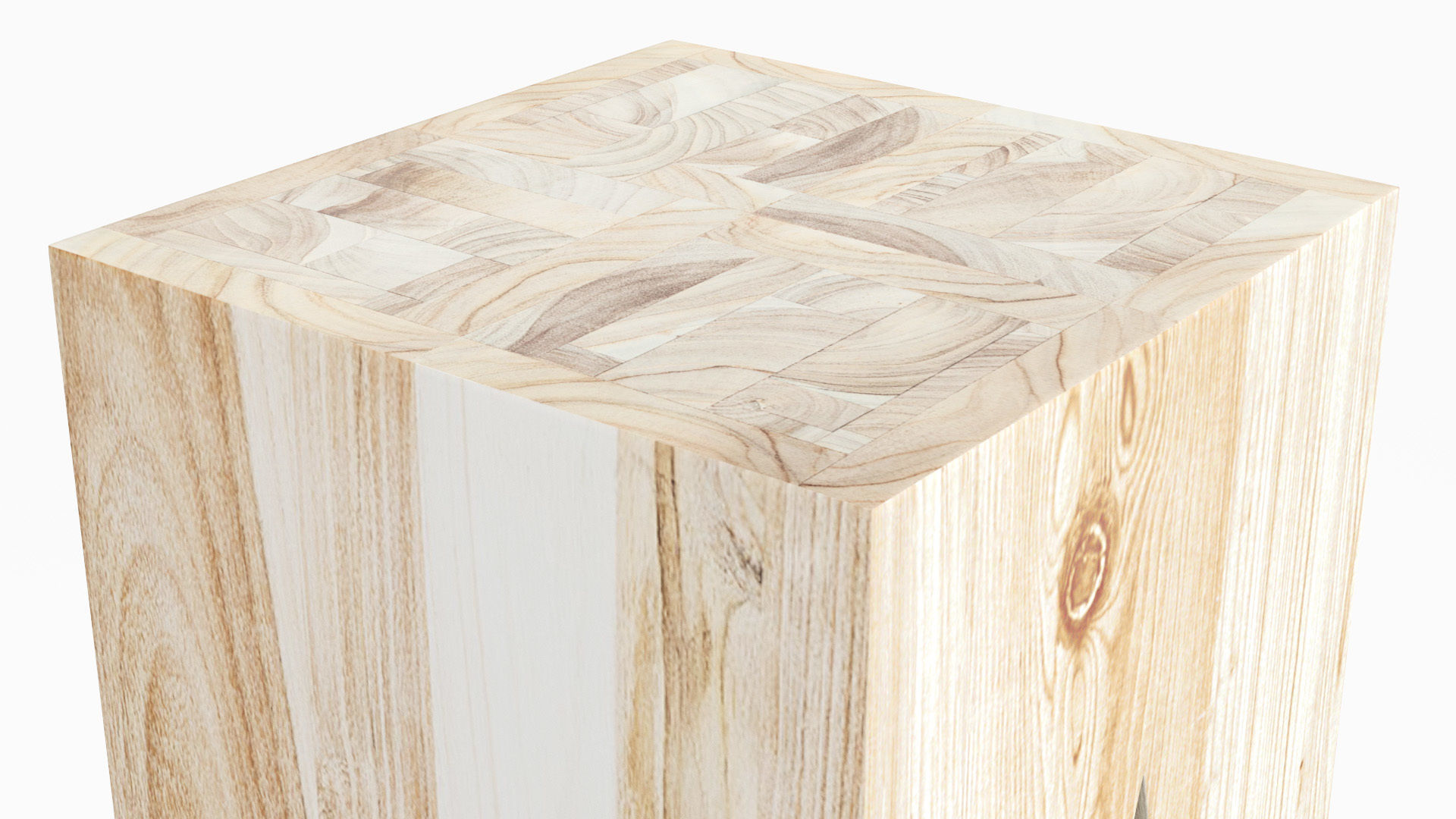 Tana Stool Low-poly 3D model_7