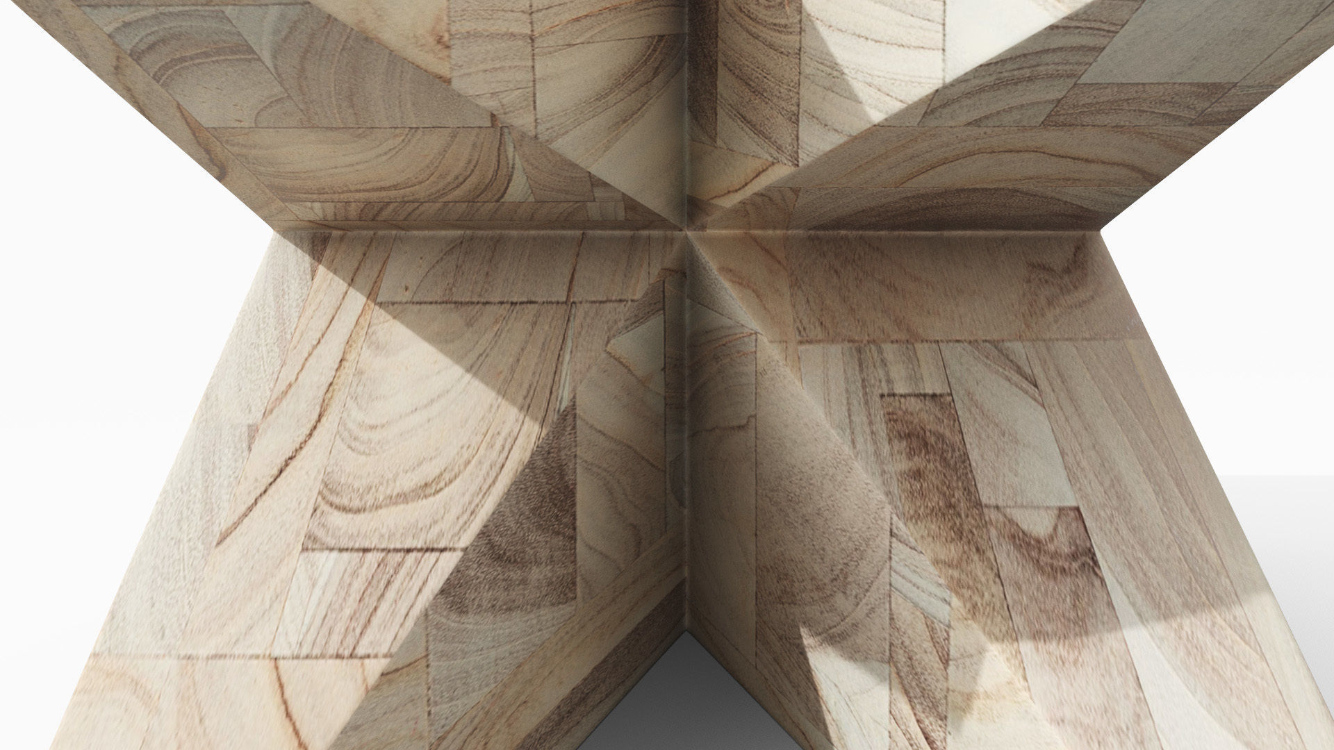 Tana Stool Low-poly 3D model_8