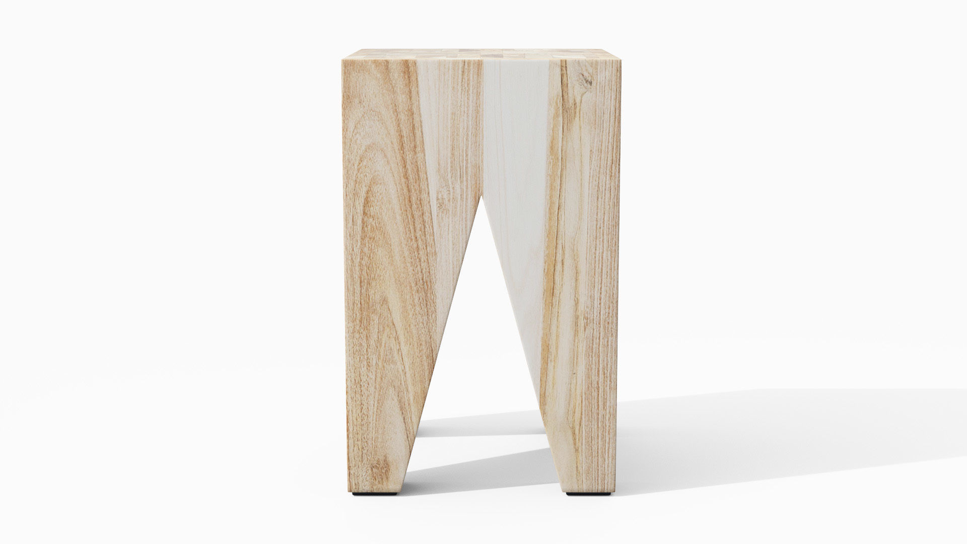 Tana Stool Low-poly 3D model_2