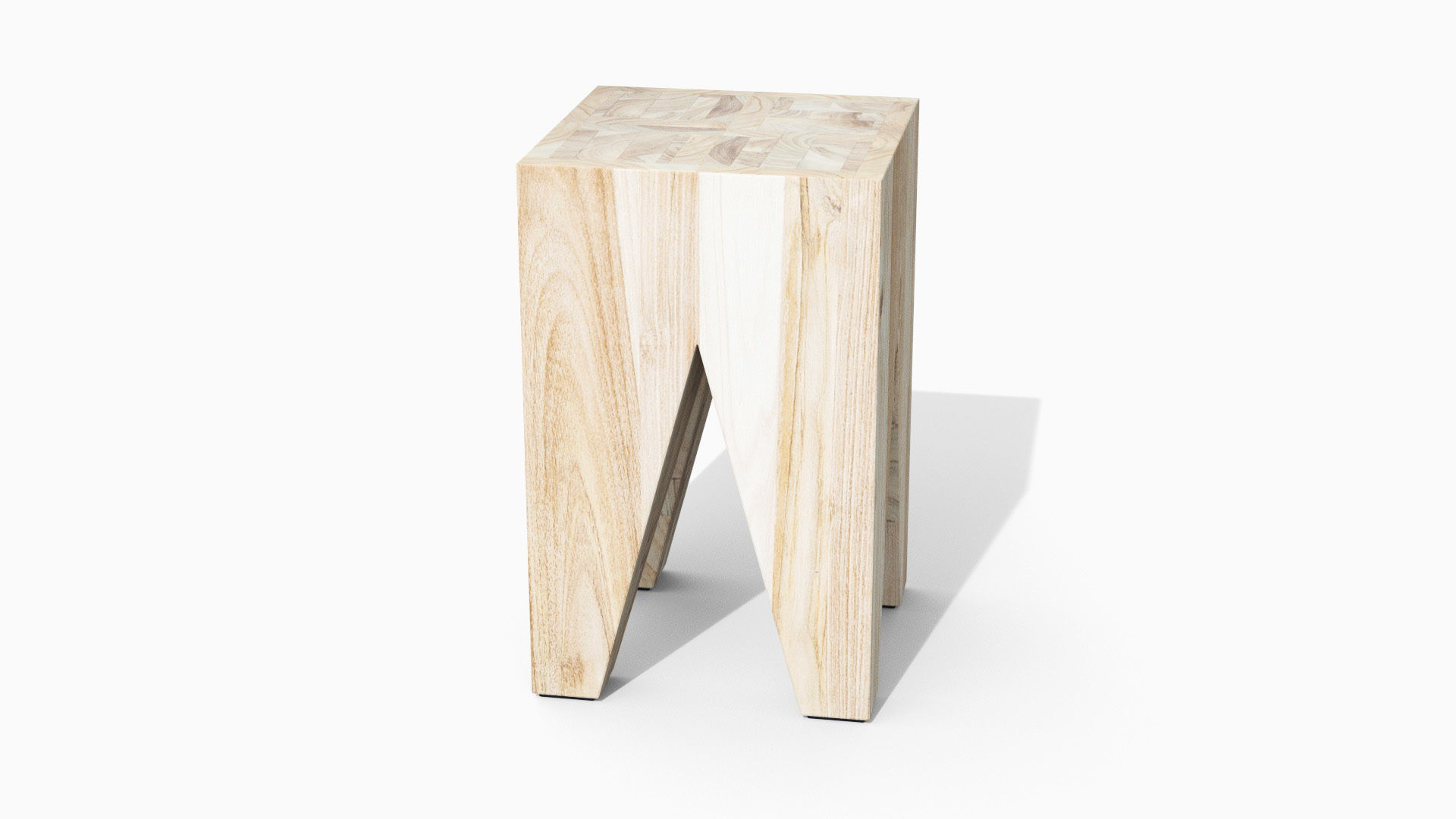 Tana Stool Low-poly 3D model_31