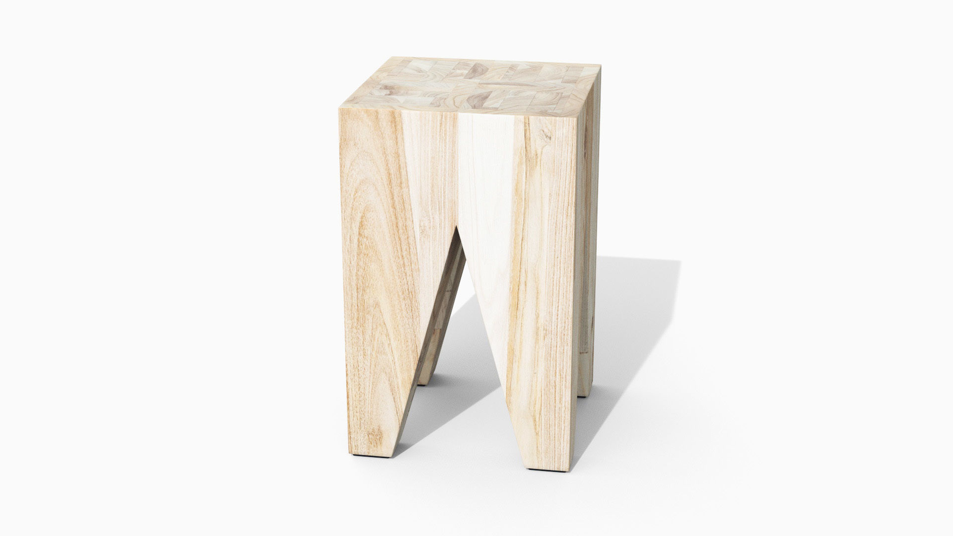 Tana Stool Low-poly 3D model_25