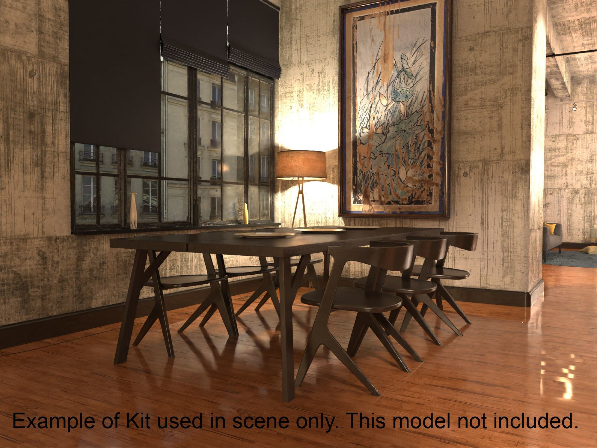 Molding Kitbash V1 - 128 Profile Set -  Low-poly 3D model_30