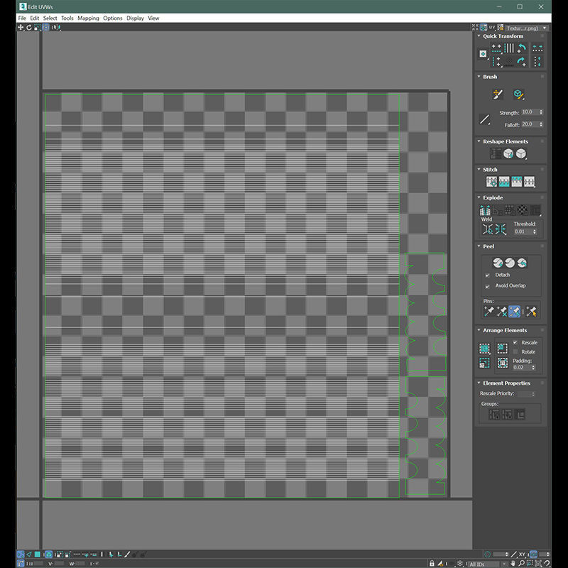 Molding Kitbash V1 - 128 Profile Set -  Low-poly 3D model_17