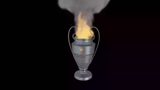 UEFA Champions League - Trophy Fire-pit 3D print model