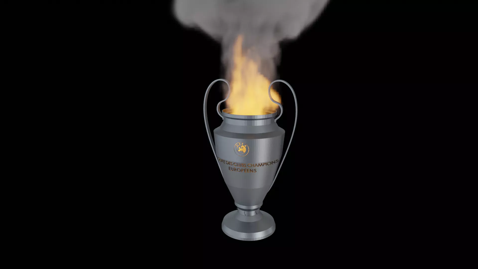 UEFA Champions League - Trophy Fire-pit 3D print model