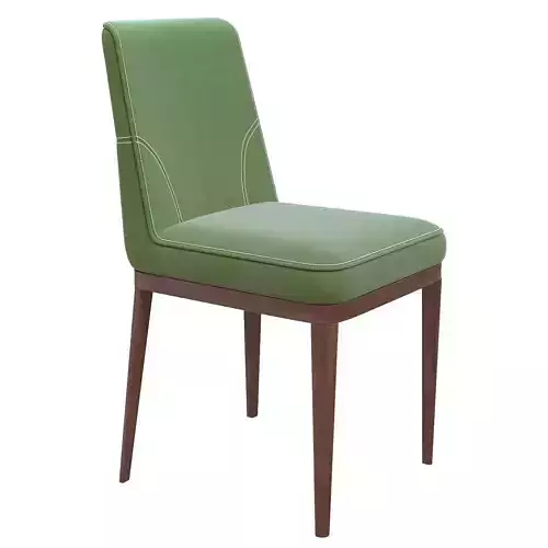Pokoc Barton olive chair stitched