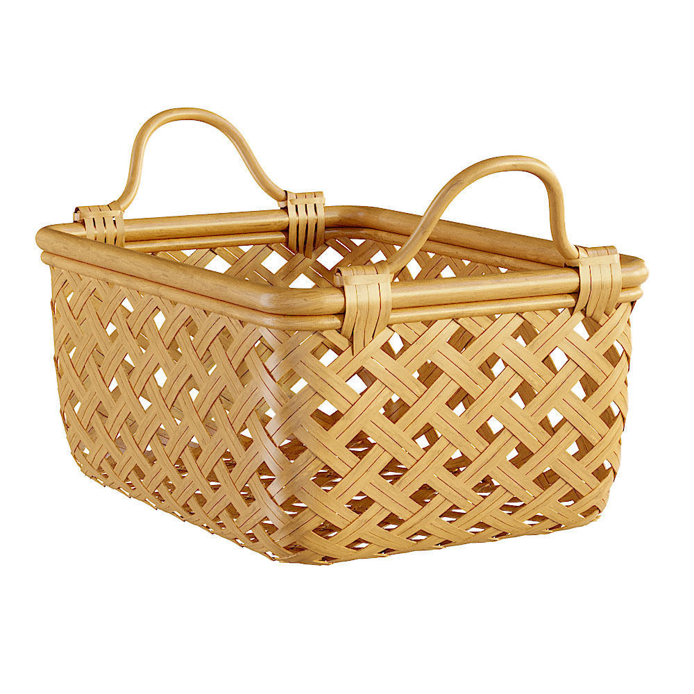 Ikea Insvep baskets set 3D model_1