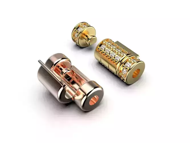 Round clasp for bracelet