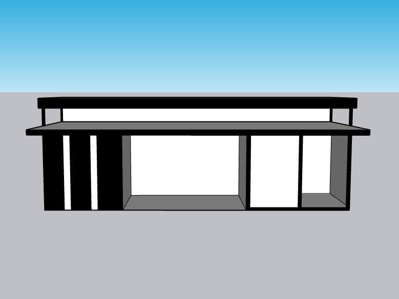 Table shelf 3D model_3