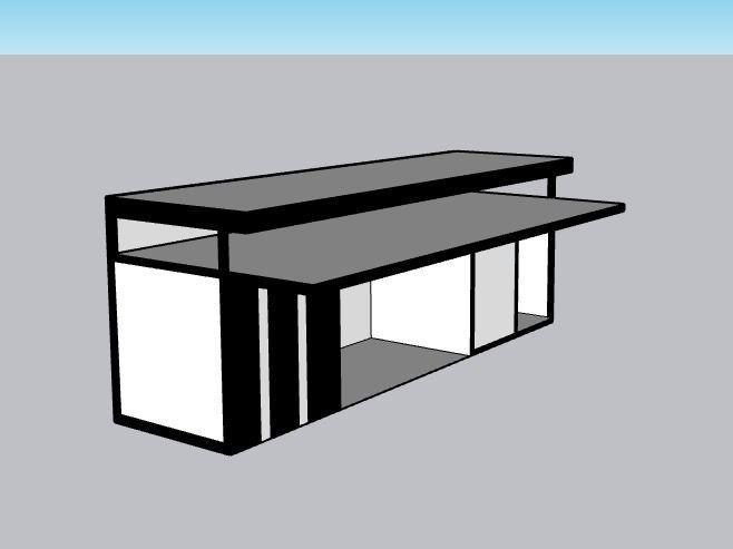 Table shelf 3D model_1
