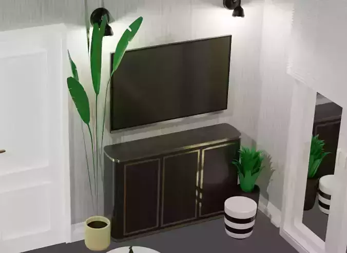 Simple low-poly TV