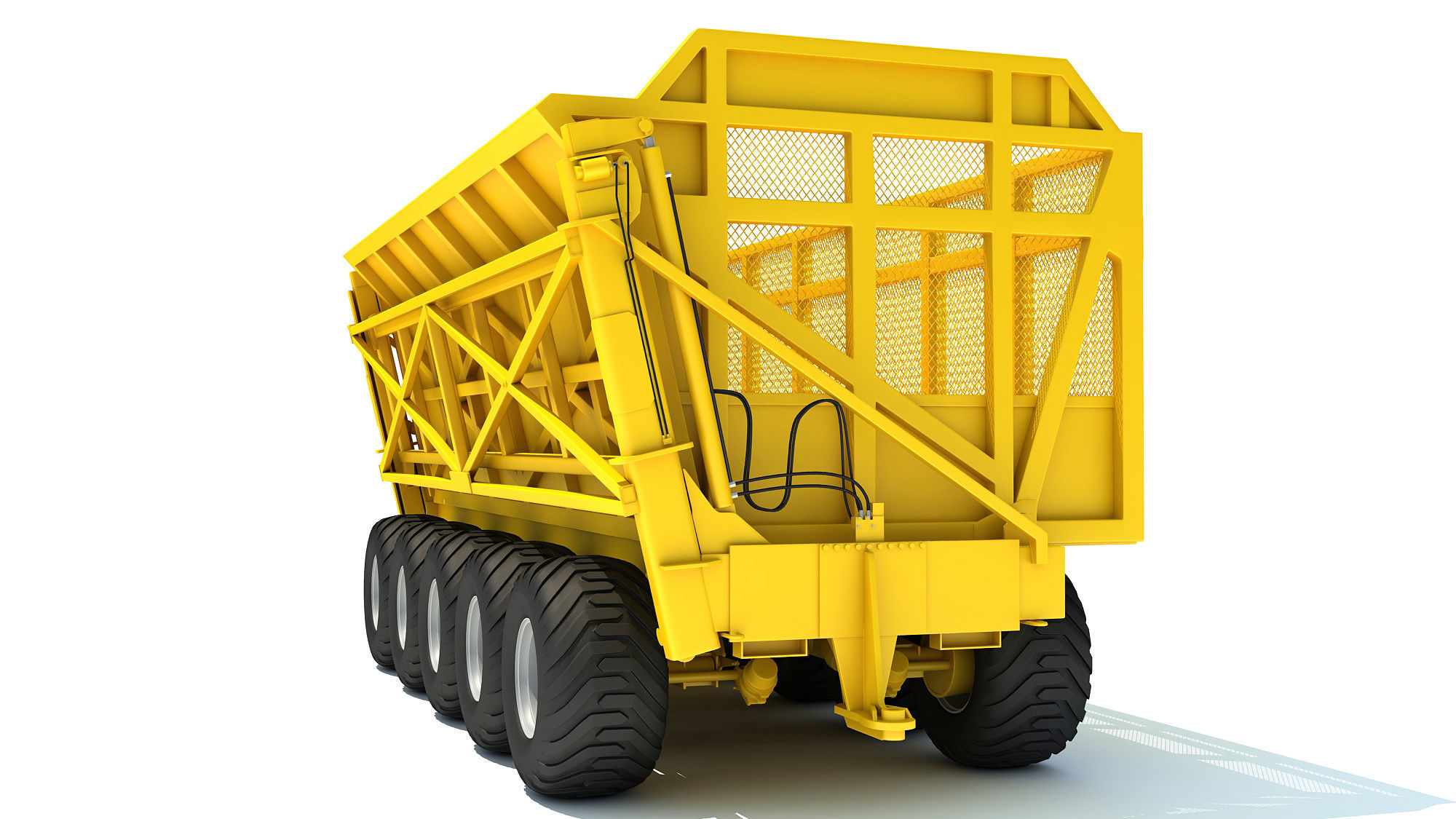 Cane Transfer Trailer 3D model_4