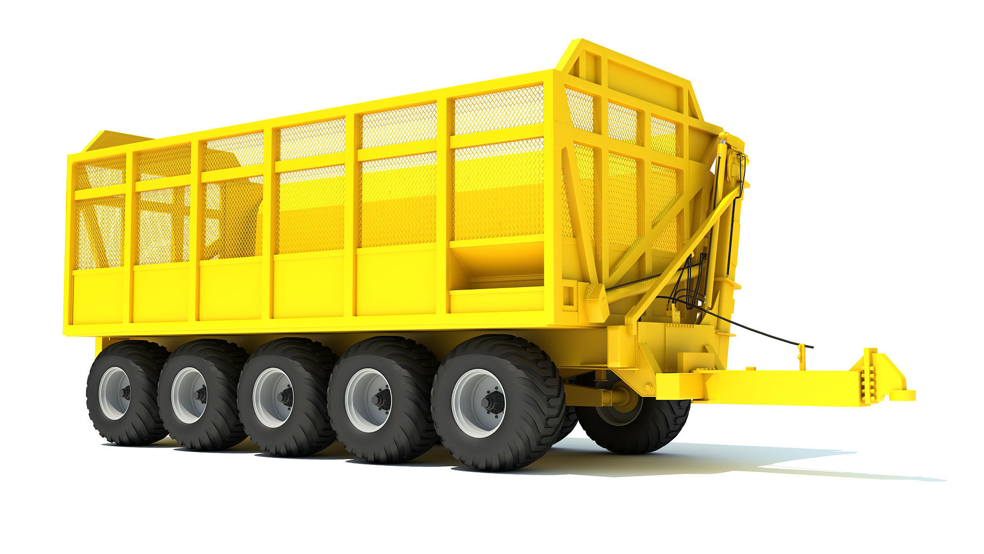 Cane Transfer Trailer 3D model_9
