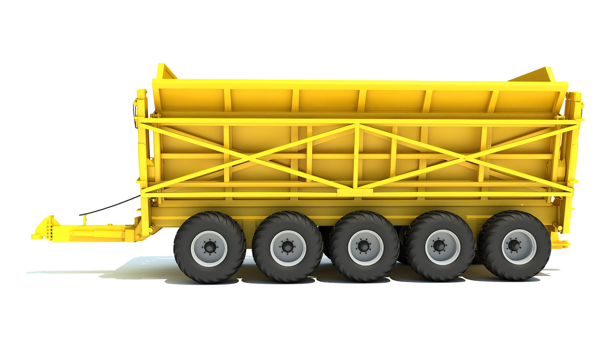 Cane Transfer Trailer 3D model_1
