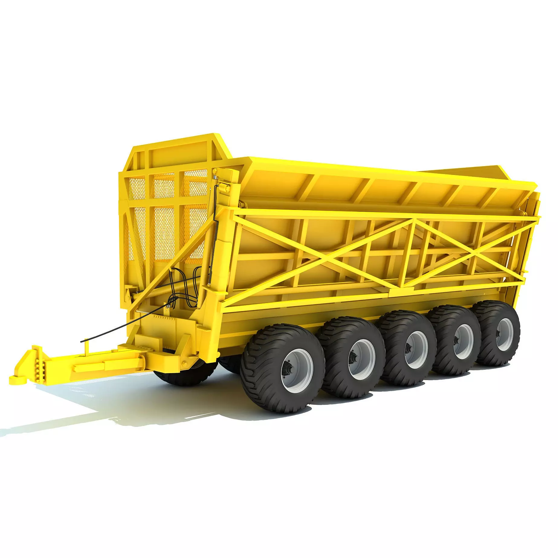 Cane Transfer Trailer 3D model_0