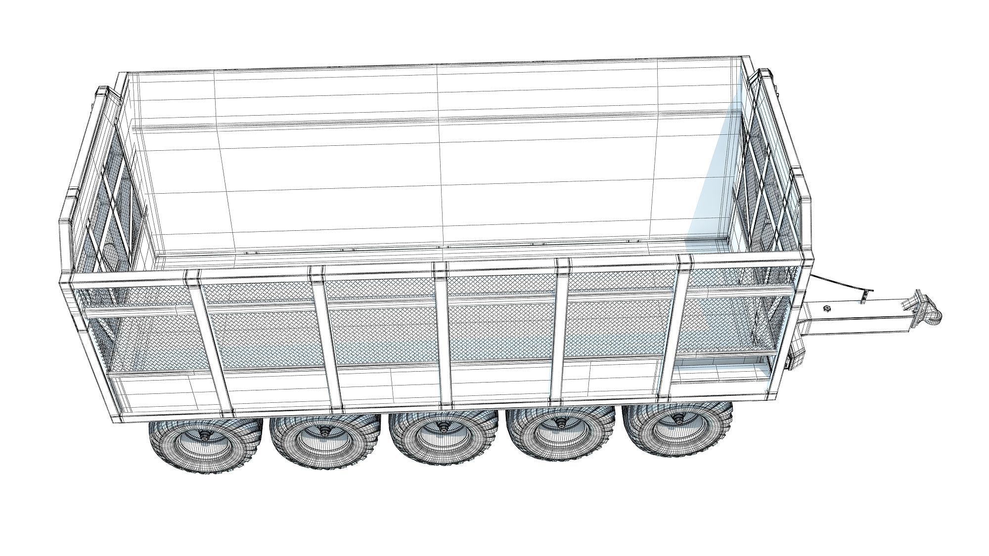 Cane Transfer Trailer 3D model_18