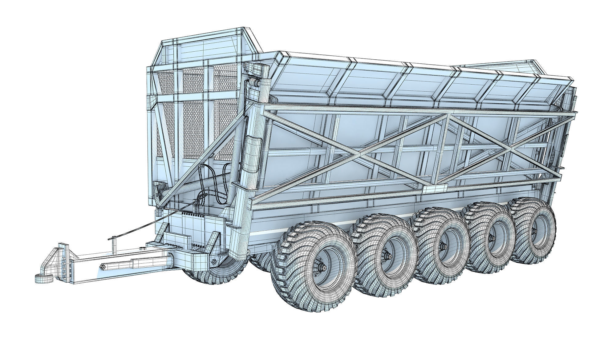 Cane Transfer Trailer 3D model_15