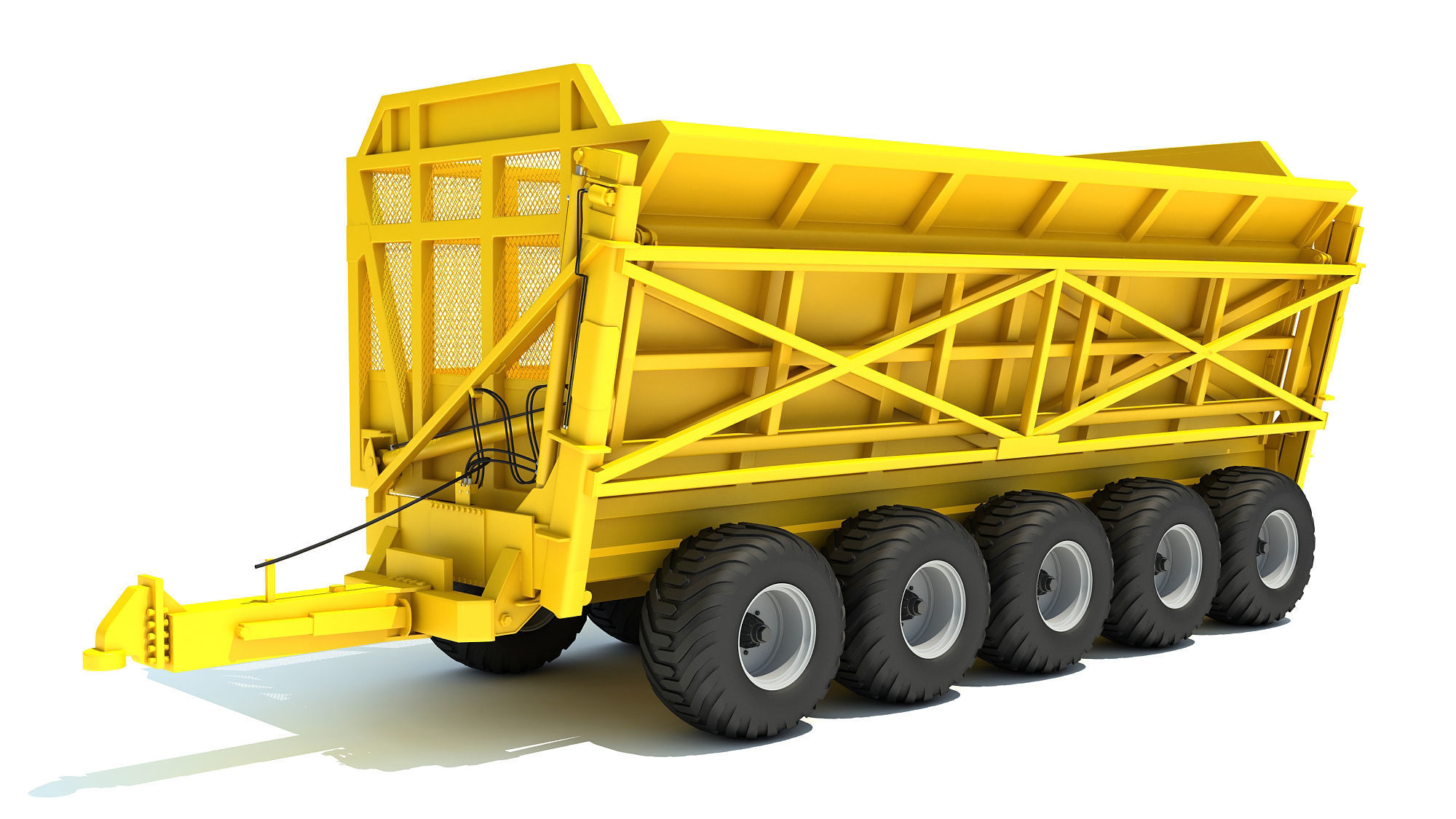 Cane Transfer Trailer 3D model_11