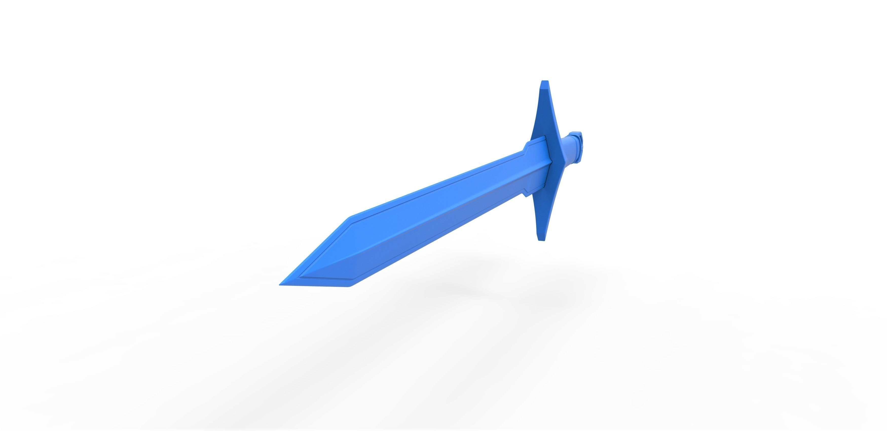 Golden Sword of Kid Loki from Loki TV series 3D print model_14