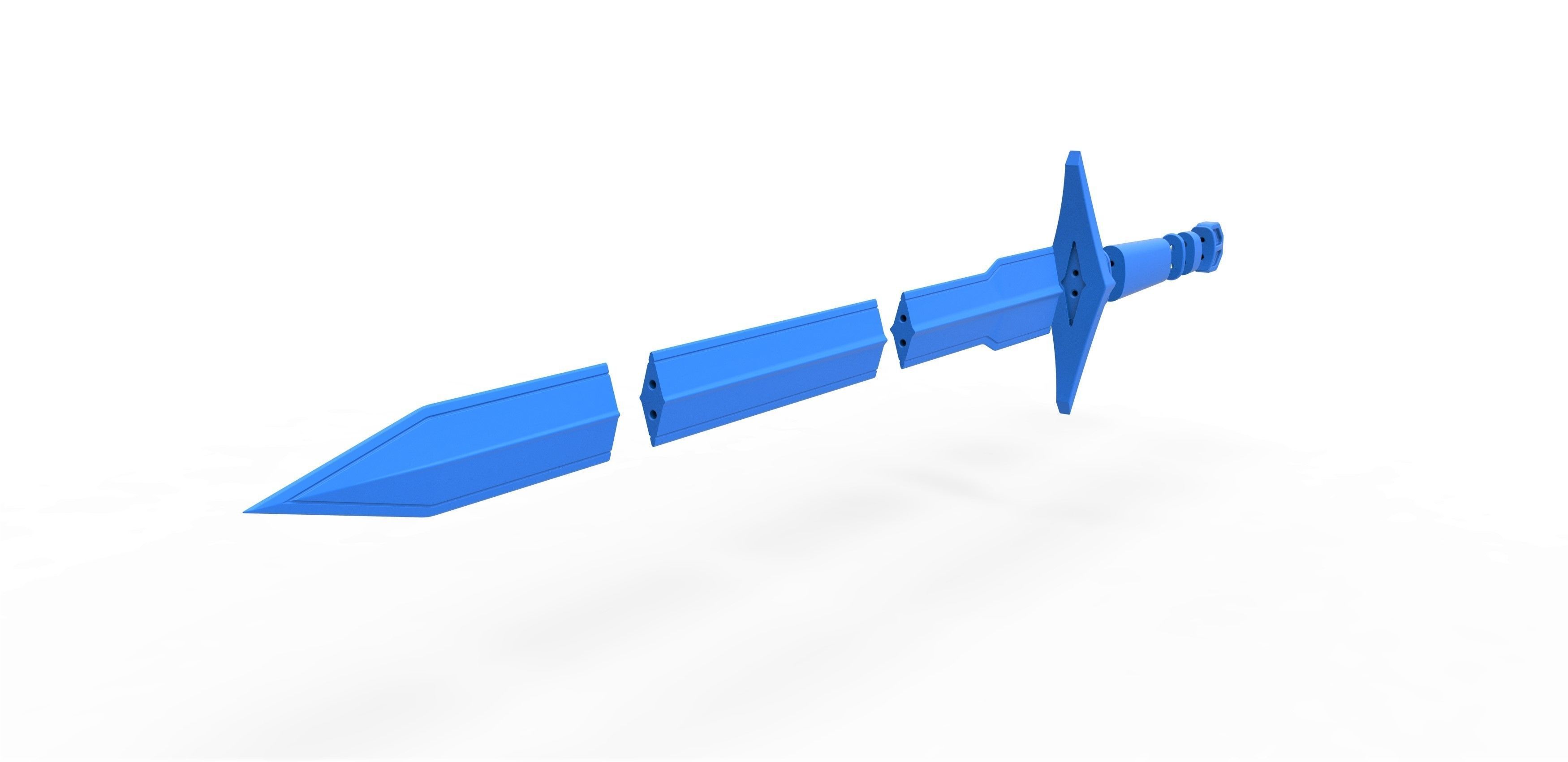 Golden Sword of Kid Loki from Loki TV series 3D print model_25