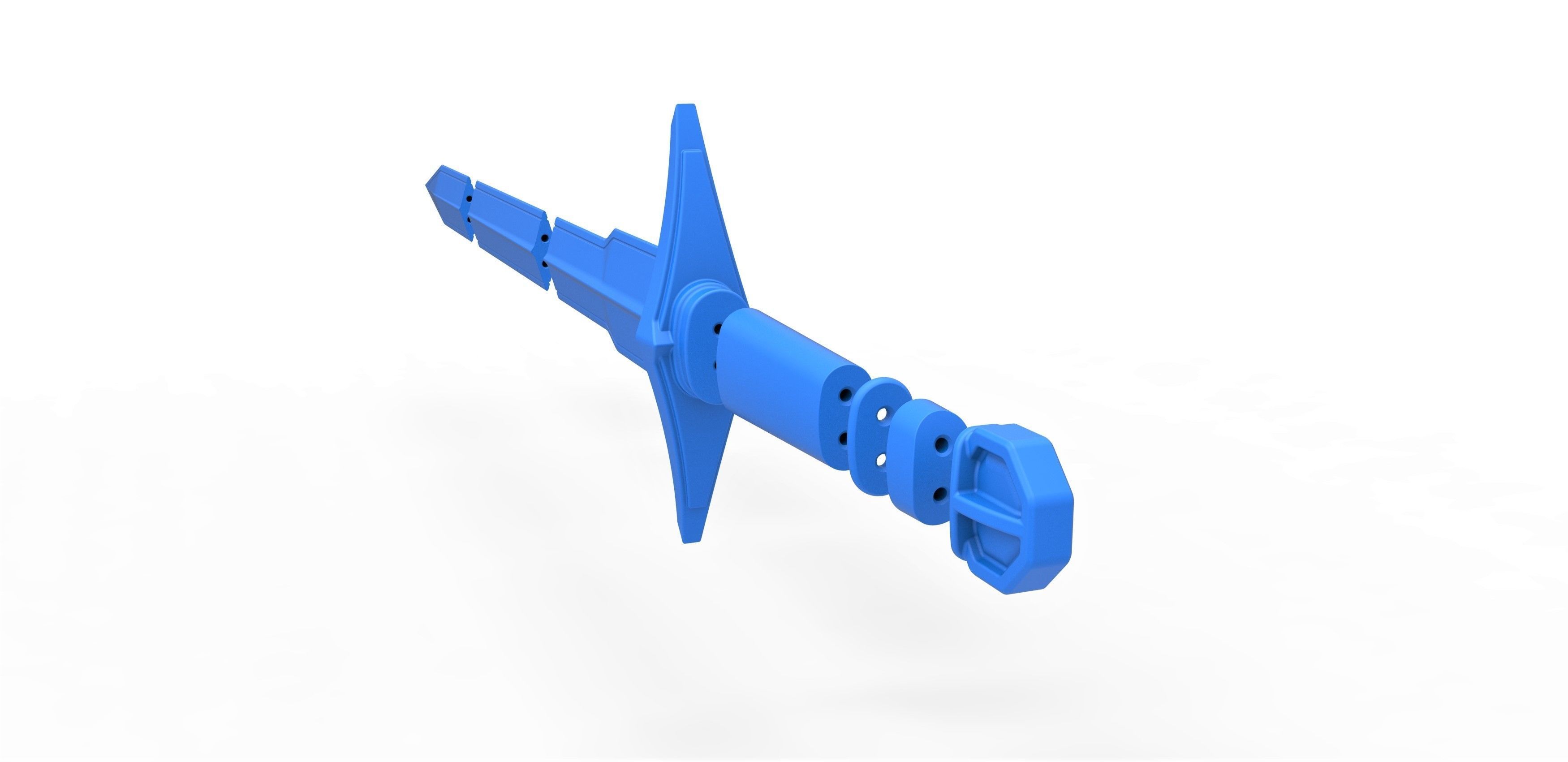 Golden Sword of Kid Loki from Loki TV series 3D print model_29