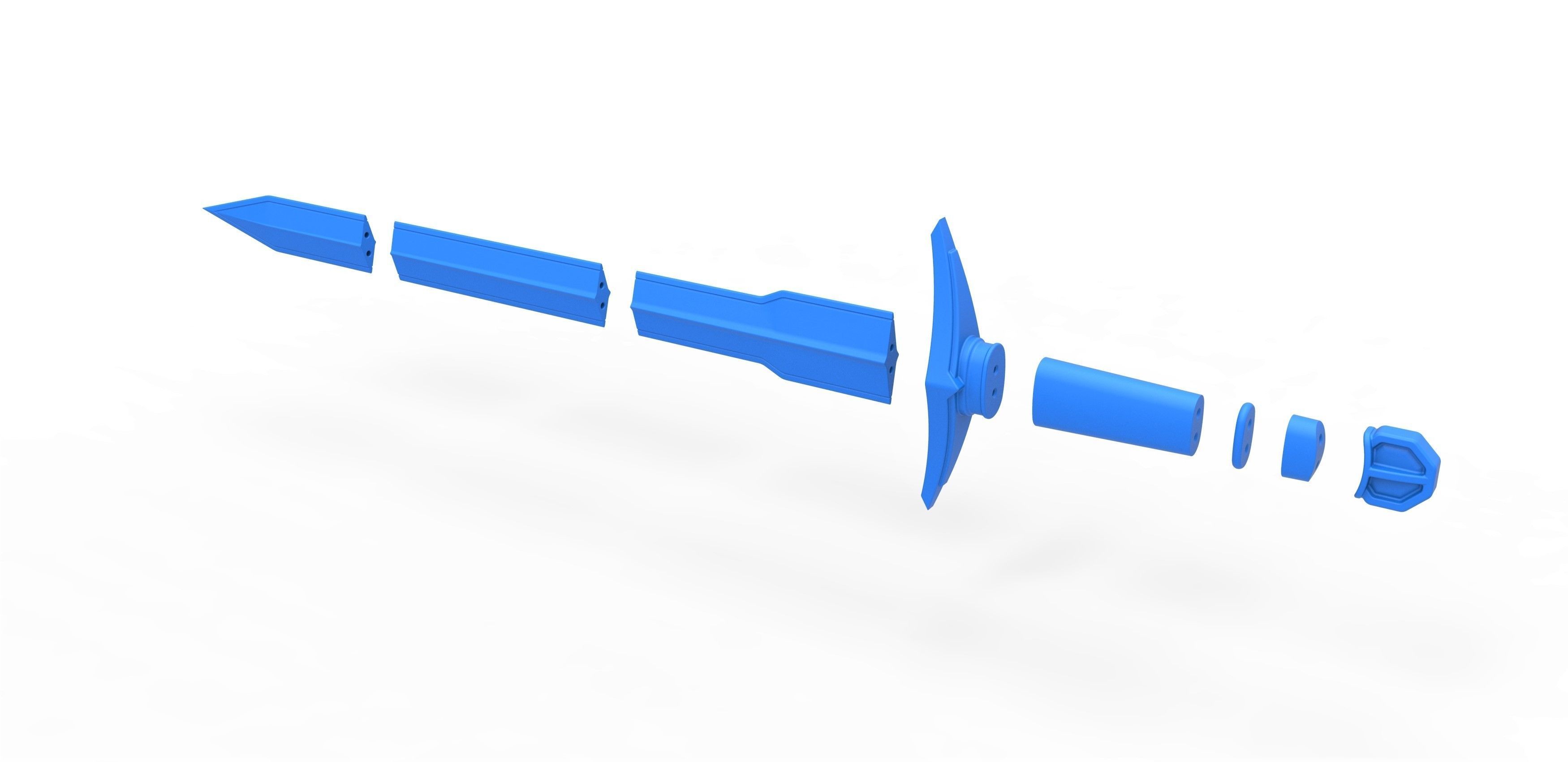 Golden Sword of Kid Loki from Loki TV series 3D print model_27