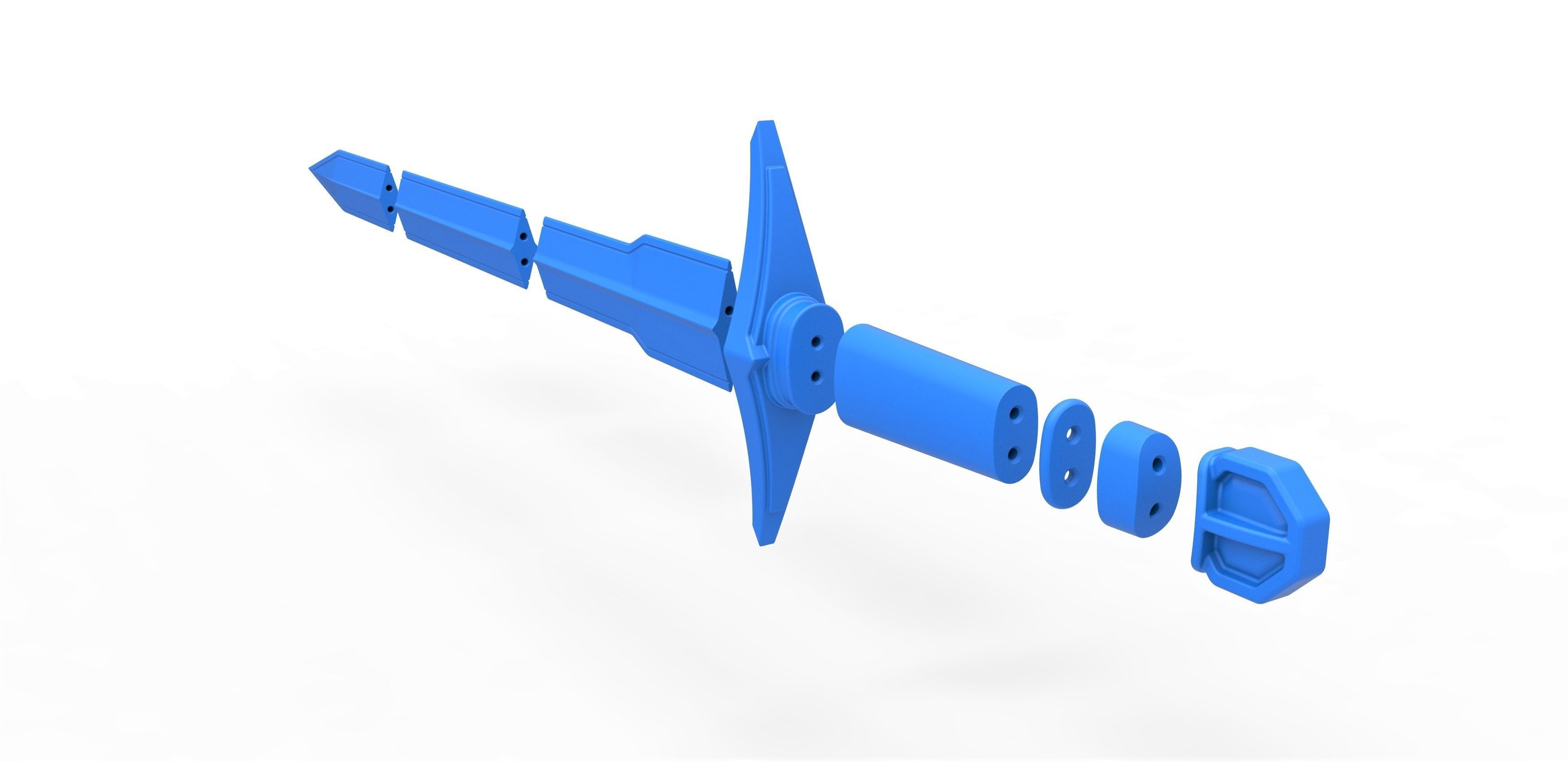 Golden Sword of Kid Loki from Loki TV series 3D print model_28