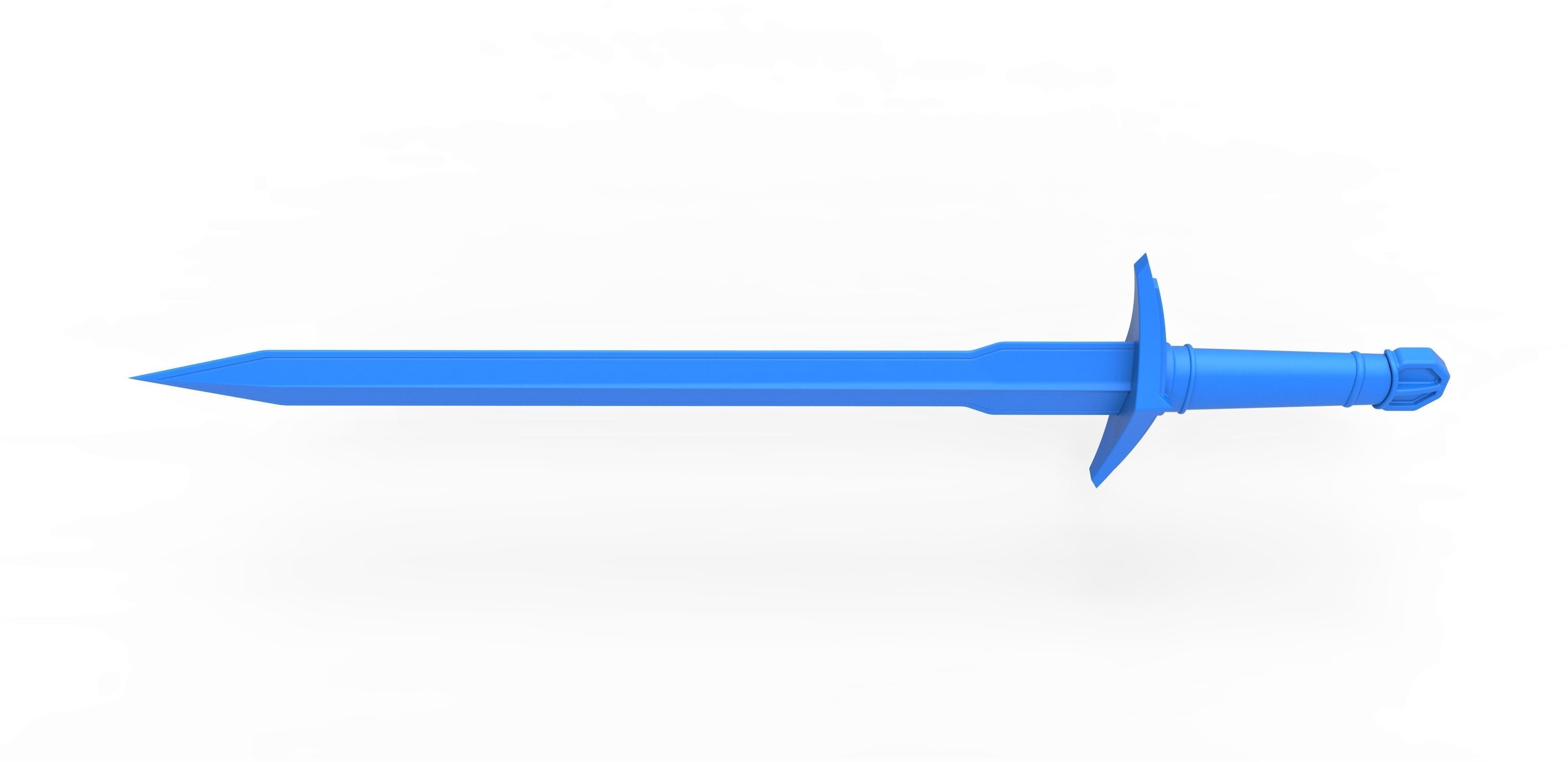 Golden Sword of Kid Loki from Loki TV series 3D print model_18