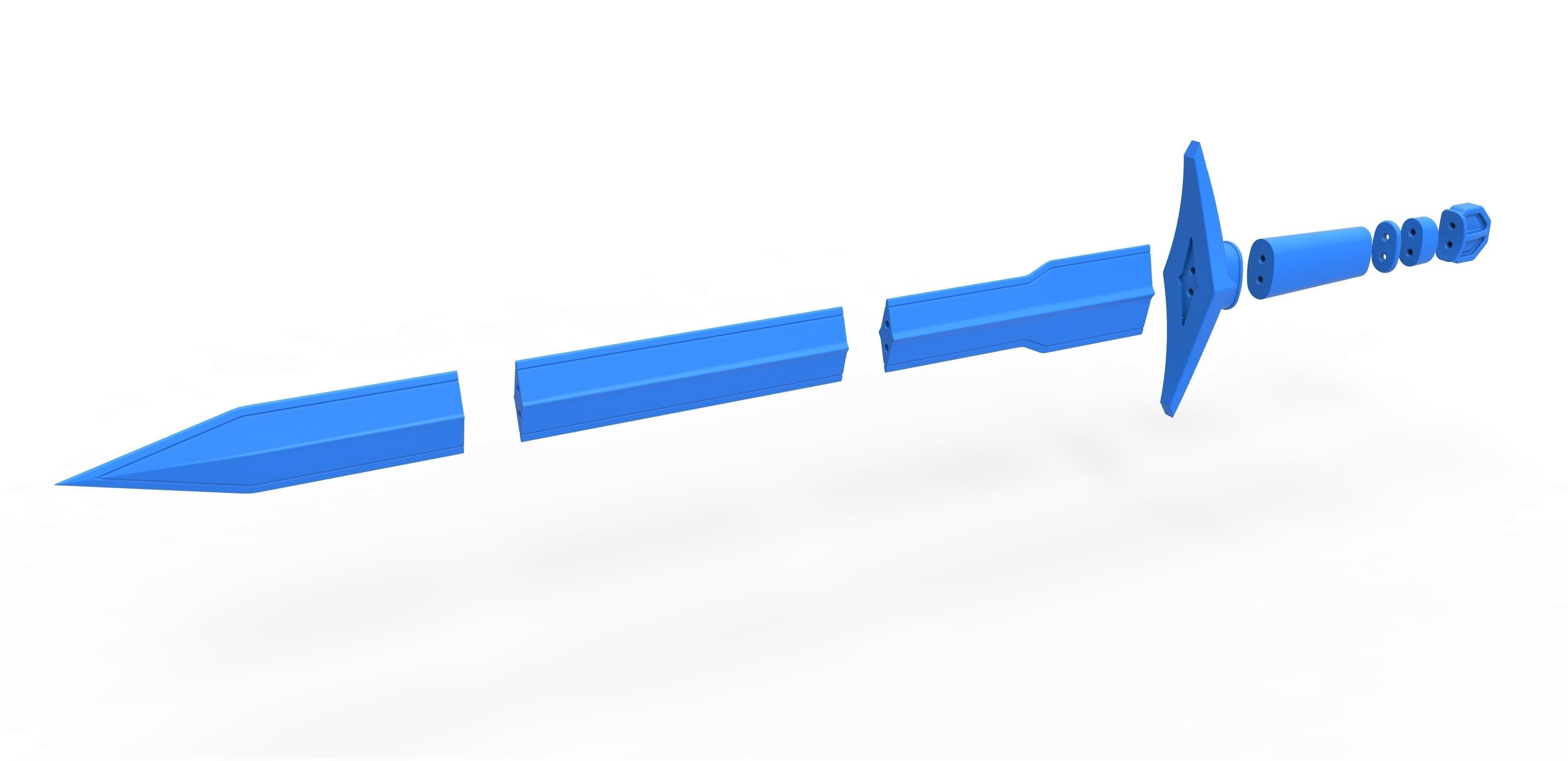 Golden Sword of Kid Loki from Loki TV series 3D print model_24