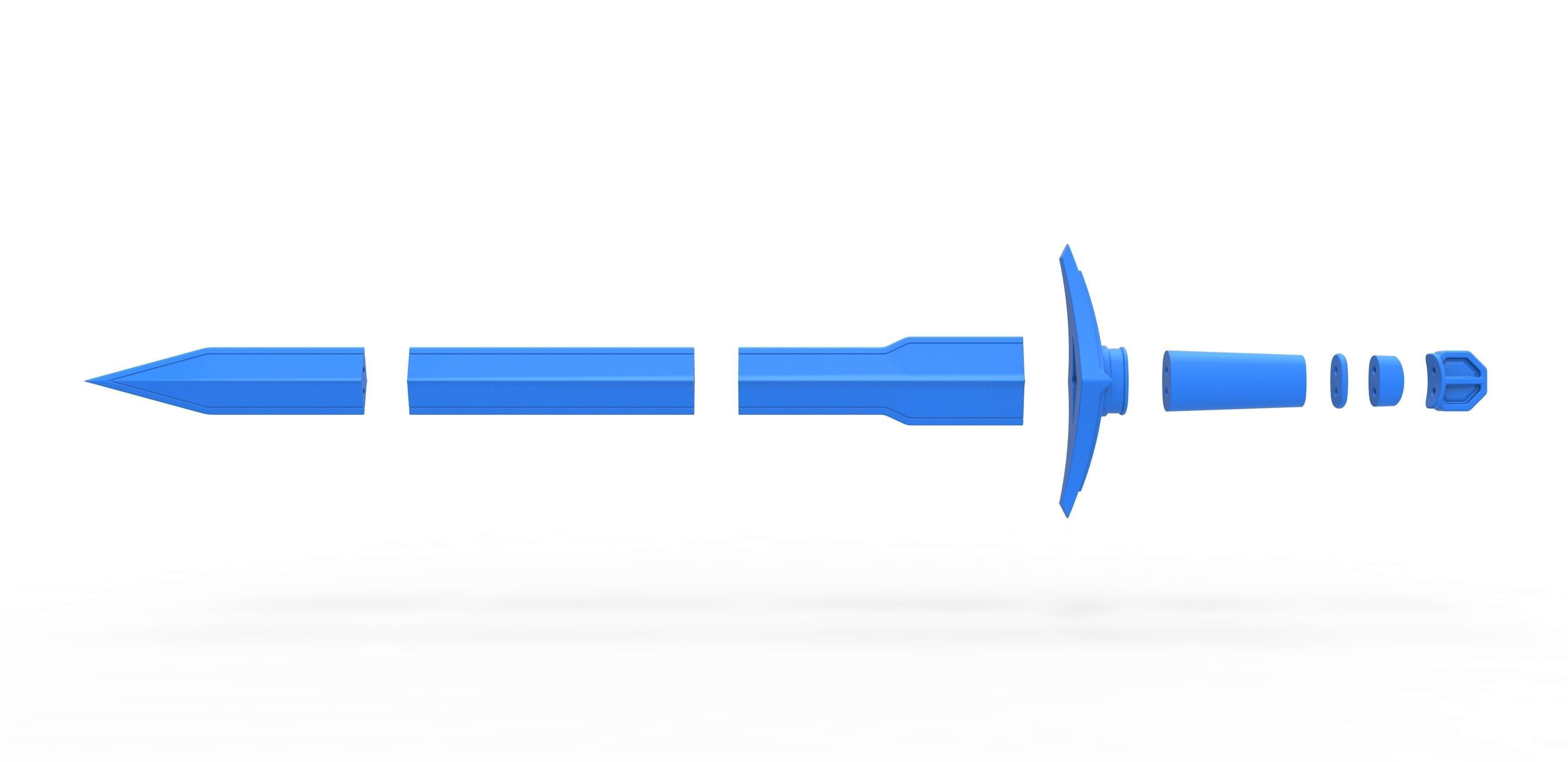 Golden Sword of Kid Loki from Loki TV series 3D print model_26