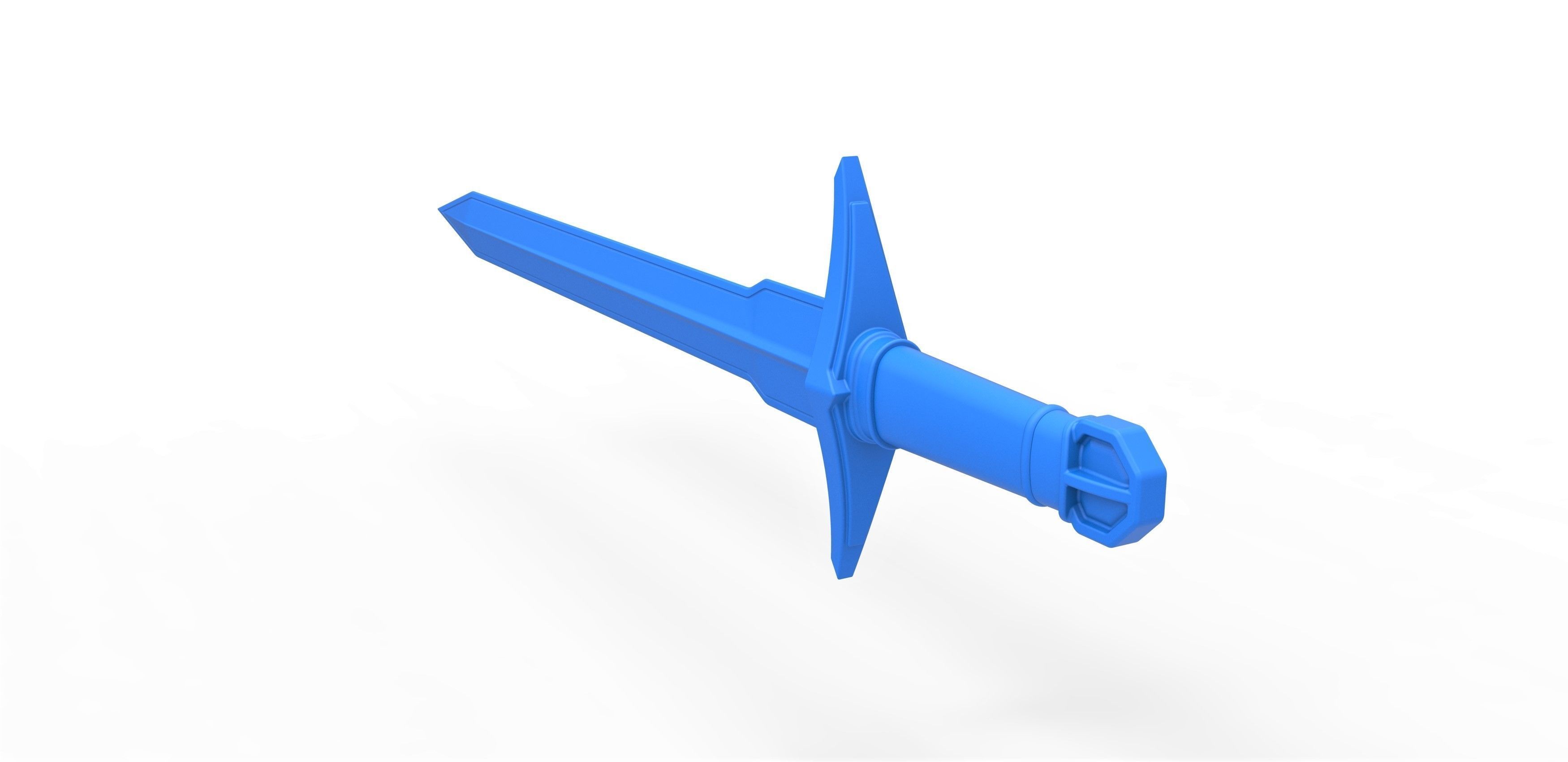 Golden Sword of Kid Loki from Loki TV series 3D print model_21