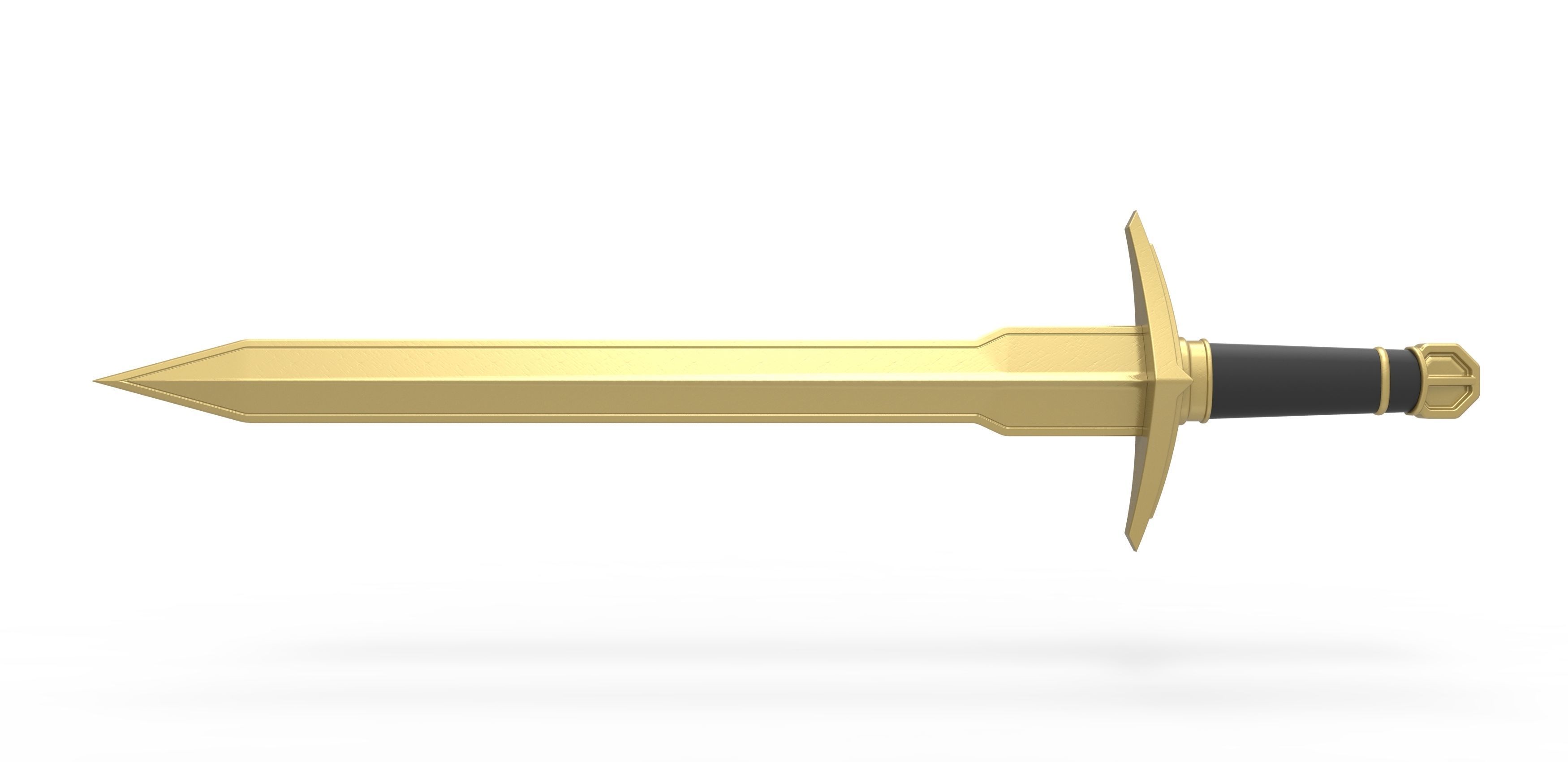 Golden Sword of Kid Loki from Loki TV series 3D print model_5