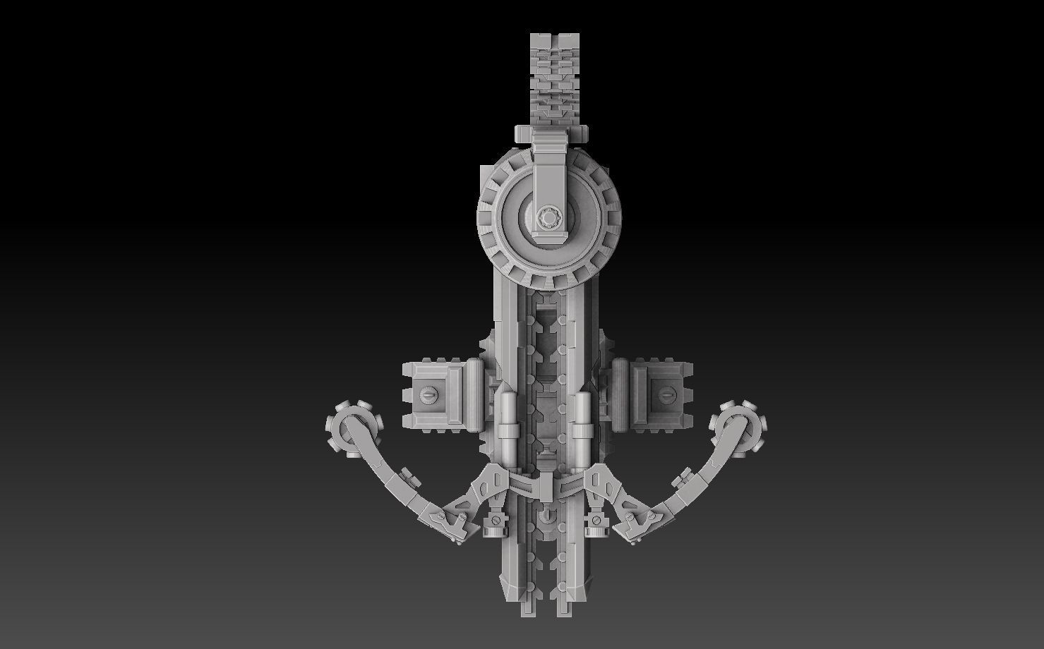 Rail Gun Ballista 3D print model_4