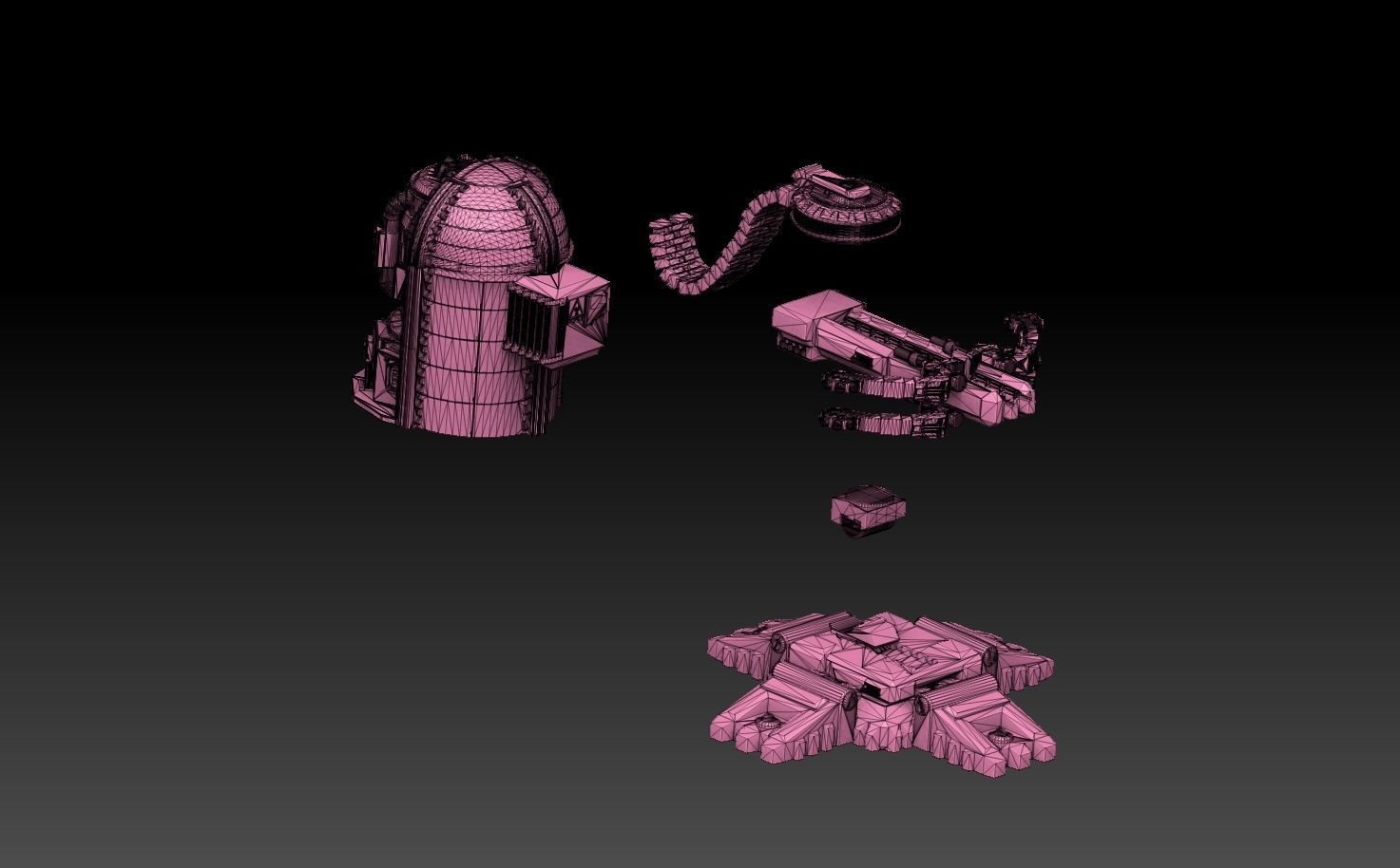 Rail Gun Ballista 3D print model_5