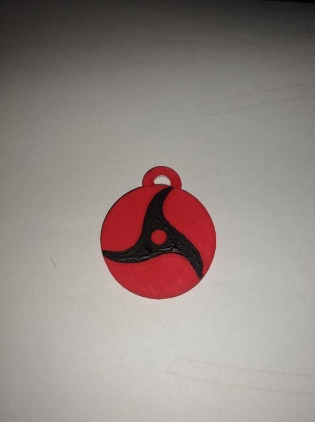 LLAVEROS NARUTO- SHARINGAN PACK 3D print model_2