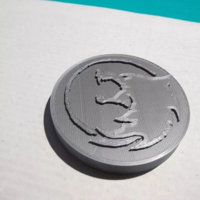 LOGO THE WITCHER 3D print model_1